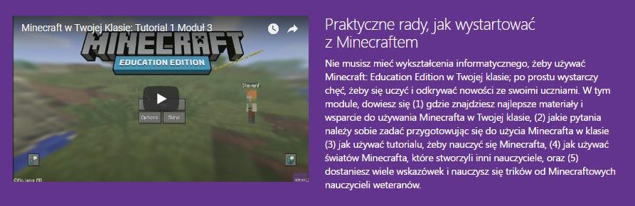 Poznaj swoich przewodników Jak używać Minecrafta, żeby stworzyć reguły gry w klasie i uczyć umiejętności