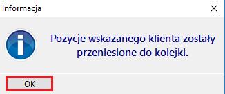 Informacja o przeniesieniu pozycji do kolejki Jak widać na zrzutach lek refundowany został umieszczony w kolejce w