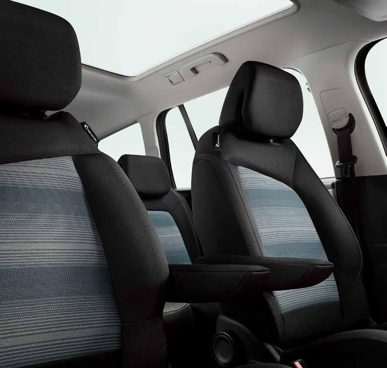 CITROËN C4 SPACETOURER RIP CURL Wyjątkowo komfortowe wnętrze zostało