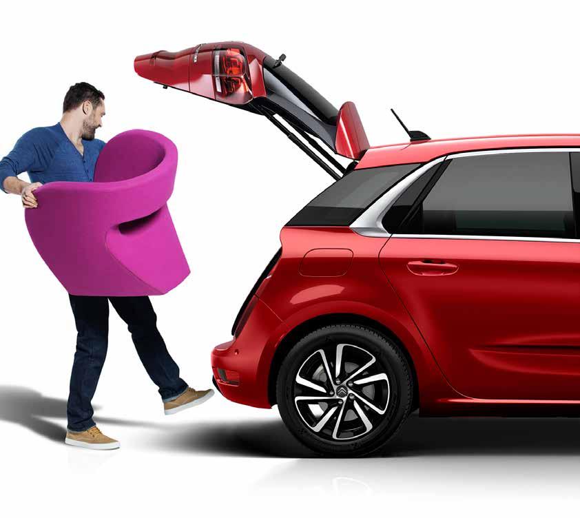STEROWANA POKRYWA BAGAŻNIKA DLA TWOJEJ WYGODY W Citroënach C4 SpaceTourer i Grand C4 SpaceTourer wprowadzono