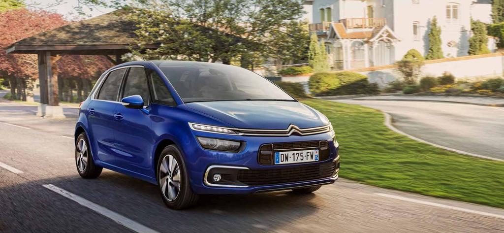 ŚWIETNE OSIĄGI I PRZYJEMNOŚĆ Z JAZDY Z silnikami BlueHDi Citroënów C4 SpaceTourer i Grand C4 SpaceTourer może współpracować automatyczna skrzynia biegów EAT8 (Efficient