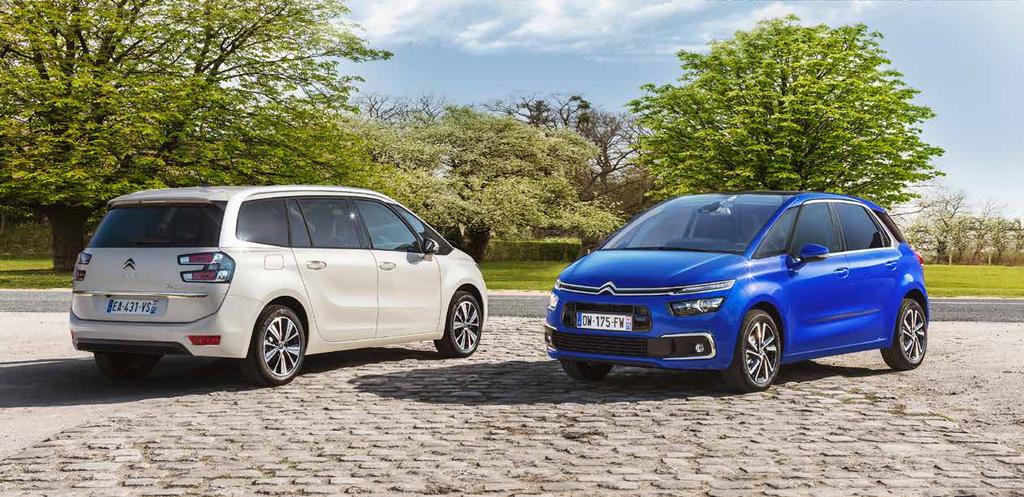 MINIVAN 5 LUB 7 MIEJSC INNOWACYJNY I NOWOCZESNY Citroëny C4 SpaceTourer i Grand C4 SpaceTourer pozwalają korzystać z najlepszych konstrukcyjnych i technologicznych osiągnięć Marki Citroën.