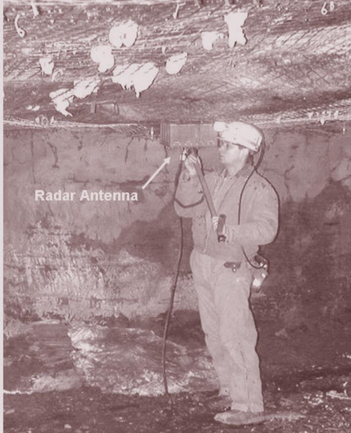 Fig. 16. Radar Do Penetracji Gruntu (GPR) w górnictwie podziemnym.