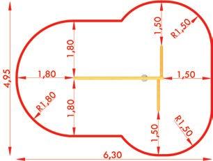 x 0,15 m 3,90 x 5,40 m