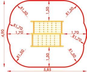 17,75 m 1,05 m 2,55 m linarium