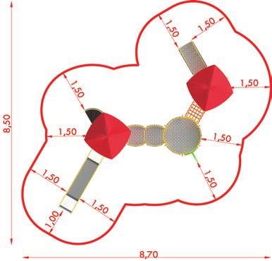 ZESTAWY METALOWE 5,95 x 5,95 m 8,70 x 8,50 m