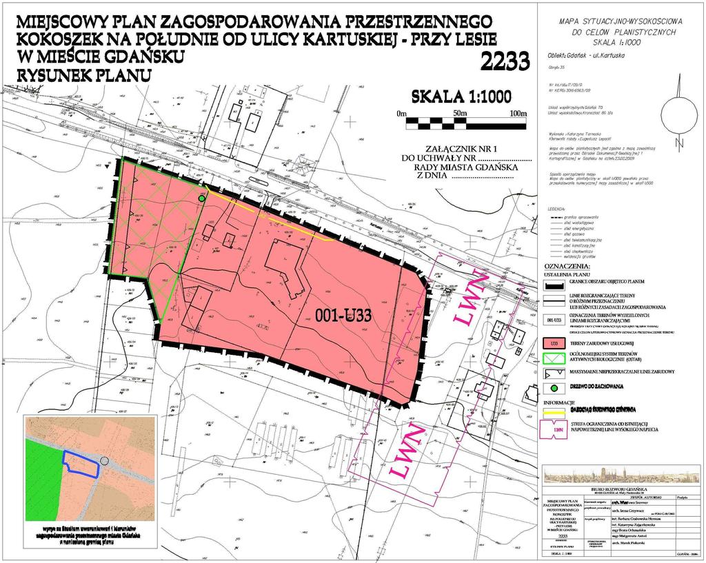 Załącznik nr 1 do Uchwały Nr XLIV/1249/09 Rady Miasta Gdańska z dnia 30 grudnia 2009r.