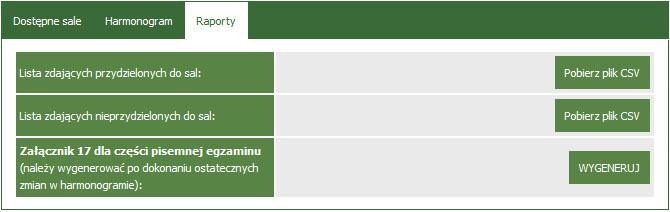 3. Raporty W zakładce Raporty dostępne są zestawienia pozwalające ocenić postęp prac.