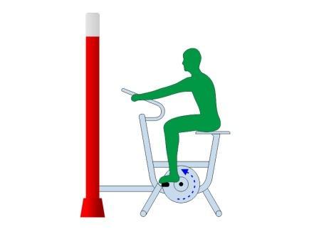 ćwiczących: Konstrukcja urządzenia: Pylon: Urządzenia do ćwiczeń: Elementy ruchome: Rączki i uchwyty: Instrukcja: Aerobowe Łatwy Chwyć uchwyty obiema dłońmi, nogi postaw na pedałach a następnie