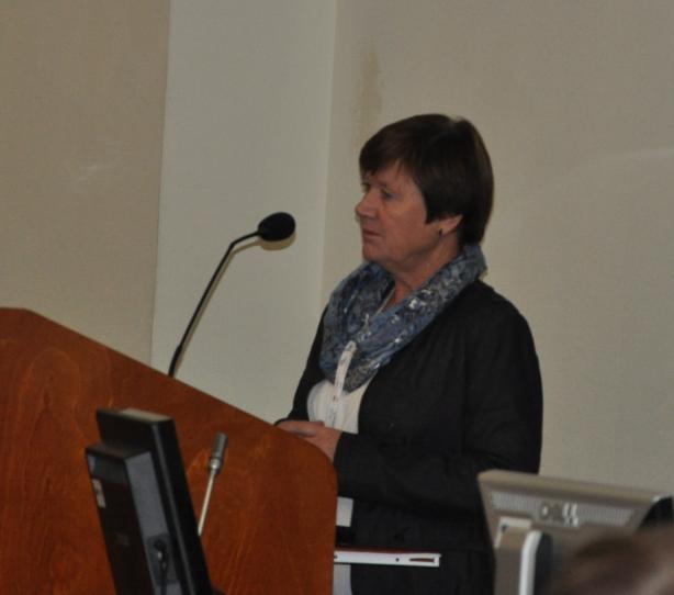 MSc Anne Marie Fatnes podczas prezentacji MSc Jon Hovland podczas prezentacji W Seminarium uczestniczyli członkowie personelu projektu