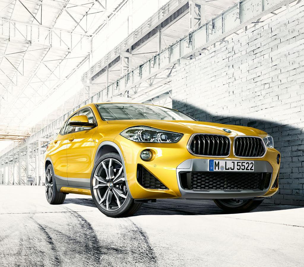 44 45 BMW X Modelle BMW X2. WYKRZYKNIK STAWIAM Z PRZODU. Jedno spojrzenie nie wystarczy.