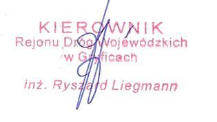 - Dział XV pkt 1 i pkt 3 1. Ofertę w formie i treści zgodnej z niniejszą SIWZ należy złożyć w siedzibie Rejonu Dróg Wojewódzkich w Gryficach, ul.