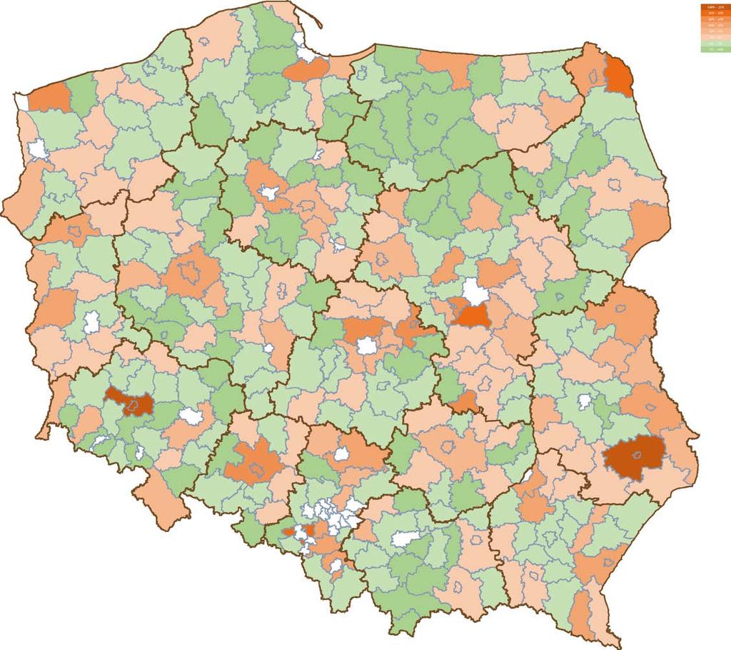 Nadwyżki wydatków nad