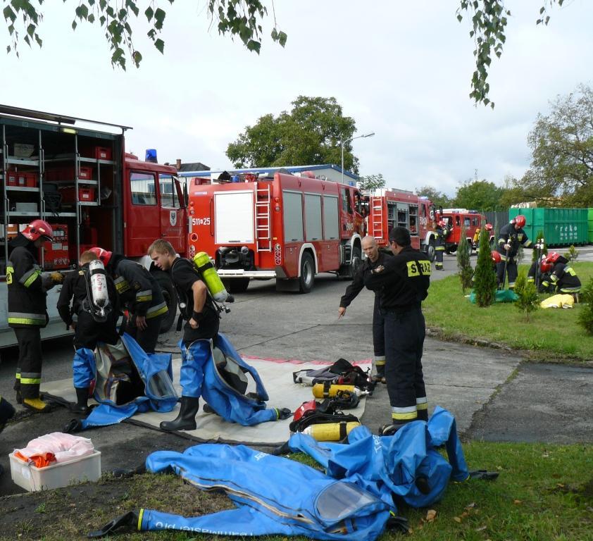 Analiza dotycząca zaistniałych zdarzeń, prowadzonych szkoleń, zawodów i kontroli na terenie powiatu Założony scenariusz ćwiczeń obejmował: 1.