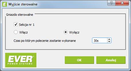 Informacja: W przypadku zasilaczy z serii Sinline RT XL sterowanie sekcją gniazd wyjściowych poprzez protokół SNMP możliwe jest tylko dla urządzeń z oprogramowaniem wewnętrznym w wersji v1.