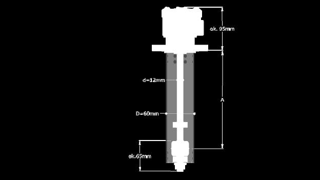 250mm, A max 1000mm; B min.