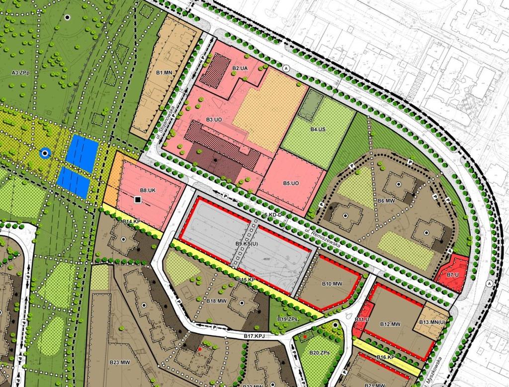 BIURO ARCHITEKTURY I PLANOWANIA PRZESTRZENNEGO MIASTA STOŁECZNEGO WARSZAWY Miejscowy plan zagospodarowania przestrzennego rejonu Skweru im.