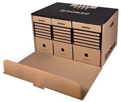 6 pudełek 80 mm lub 5 pudełek 100 mm lub 4 pudełka 120 mm lub 2 pudełka 155 mm+1 pudełko 200 mm lub 2 pudełka 200 mm + 1 pudełko 100 mm Wzmocnione dno i uchwyty pozwalają przenosić nawet