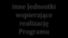 Sterujący Kierownik Programu Jednostka realizująca Zadania Koordynator merytoryczny Koordynator zadaniowy Biuro Realizacji Programu