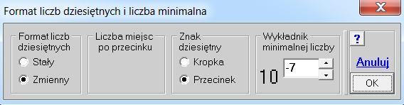 wyświetlona wielkość wolnej przestrzeni.