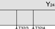 17-stykowe, czarne, miejsce połączeń w skrzynce T26a - złącze 26-stykowe, czarne, przy złączu diagnostycznym