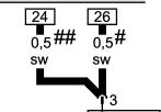 Page 6 of 19 Audi A6 Schemat elektryczny nr 3 / 4 Komputer sterujący systemem Simos, przekaźnik zasilania prądowego systemu Motronic J217