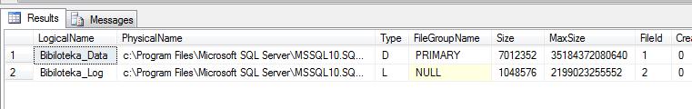 Odtwarzanie bazy z kopii (z backup u) 1. Pobieramy skrypt Restore 2. Pobieramy Biblioteka4.bak 3. Rozpakowujemy plik.zip otrzymując plik.bak (backup bazy danych) 4.