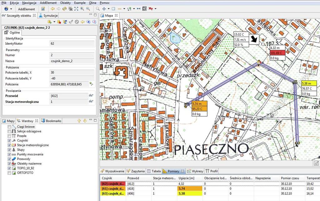 Główne elementy systemu 5/5 System informacji przestrzennej z poglądowymi