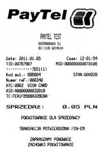 2 Sprzedaż 2.1 Autoryzacja PINem Poniższy schemat przedstawia procedurę przyjęcia płatności kartowej autoryzowanej kodem PIN: 09/05/2012 11:55 Sprzedaż Telekartyà epay-----à Faktury--à 09.05.2012 5 0.