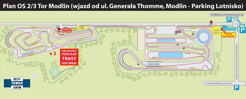 TOR MODLIN (5km) Odcinek Tor Modlin na Rajdzie Barbórka rozgrywany jest po raz drugi.