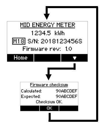 Dodatkowe oznaczenie, w poniższym przykładzie jest to M18, oraz numer seryjny dotyczą wbudowanego licznika energii CEMP.