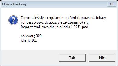 Jeżeli się zdarzy, że lokata zostanie źle wprowadzona należy ją usunąć. Lokaty nie można modyfikować. Należy ją usunąć i wprowadzić nową.