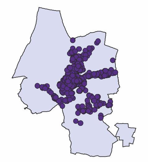 Mapa 4. Przedsiębiorstwa w układzie przestrzennym w 217 r. Wykres 12. Mieszkania oddane do użytkowania w 217 r.