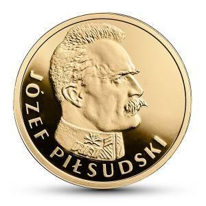 100 zł Au (2015) Rycina 14. Stulecie odzyskania przez Polskę niepodległości Józef Piłsudski Po 1989 r.