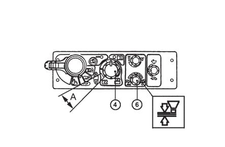 ELEKTROHYDRAULICZNY UKŁAD STEROWANIA Ograniczenie górnego położenia trzypunktowego układu zawieszenia Wykonuje się przy pomocy sterownika (5).