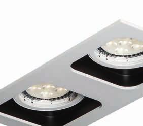 DOUBLE QUAD QR111 Oprawa techniczna typu downlight do