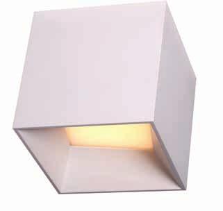 BANDY 10 W IP44 Nowoczesna oprawa natynkowa LED wykonana z aluminium w kolorze biały mat.