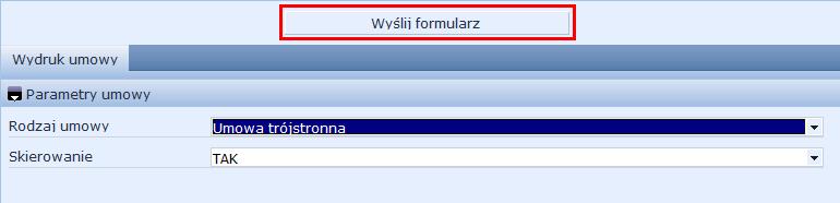 WSOWL_IS_JK_0_PRAKTYKI.doc Weronika Weronika Na formularzu wybieramy rodzaj umowy oraz czy potrzebujemy skierowania a następnie klikamy przycisk [Wyślij formularz].