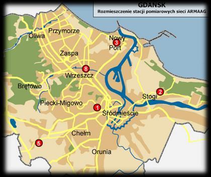 1. AKTUALNY STAN ZANIECZYSZCZEŃ POWIETRZA NA TERENIE MIASTA 107,108 W Gdańsku zanieczyszczenie powietrza atmosferycznego spowodowane jest przede wszystkim: i.