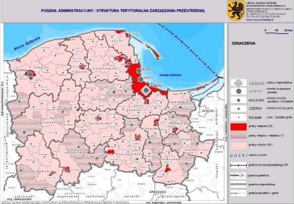 1. POŁOŻENIE GEOGRAFICZNE MIASTA I STRUKTURA TERENU Gdańsk jest miastem portowym położonym nad Morzem Bałtyckim (Zatoka Gdańska).