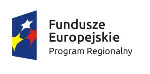 projekt finansowany przez program regionalny, w zestawieniu