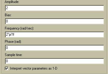 Otwieramy notatnik i piszemy następujący skrypt: j=0; for ff=0.:0.