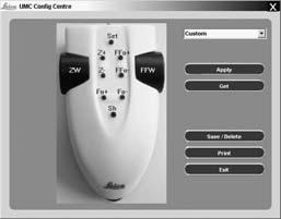 LUB Konfiguracja elementów sterujących Nacisnąć "Save" Wprowadzić nazwę użytkownika Można też kliknąć prawym przyciskiem na kółka ZW zoom, FW lub FFW fokus i DI przysłona dwuirysowa lub I przysłona