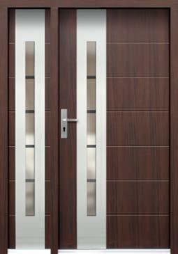 Wysokość drzwi z progiem aluminiowym z progiem drewnianym 160 208,2 210 Dopłata obejmuje