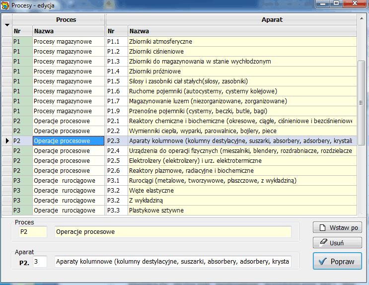 Program DaneExSysAWZ A.S. Markowski, M.