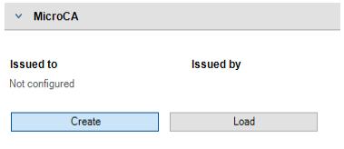 Configuration Manager 6.0 Obsługa programu Configuration Manager pl 45 3. Kliknij opcję Utwórz. Zostanie wyświetlone okno dialogowe Utwórz CA. 4. Na liście Typ magazynu certyfikatów kliknij opcję Plik USB.