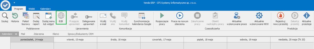 2. Logowanie do systemu uprawnienia pełne/uproszczone Aby zalogować się do portalu B2B należy w przeglądacie internetowej wpisać adres b2b.cfi.pl pod którym dostępna jest platforma zgłoszeniowa.