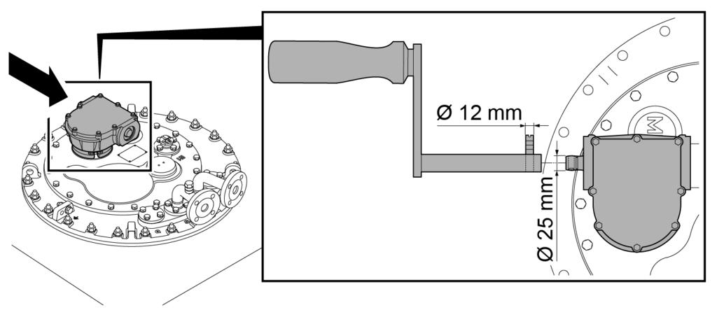 6 Montaż: konstrukcja z kadzią dzwonową Po wykonaniu testu przekładni transformatora otworzyć korek spustowy nafty oczyszczonej w komorze olejowej, jeśli podobciążeniowy przełącznik zaczepów ma być