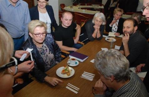 W spotkaniu wzięli udział lokalni liderzy z całego obszaru rewitalizacji.