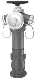 RIGUS Hydrant nadziemny z jednolitą kolumną Woda pitna PN 10, 16 DN 80, 100 grupa rabatowa RB 33 3 Z jednolitą kolumną DN 80, 100 / PN 10, 16 Hydrant tunelowy z kółkiem ręcznym DN 80, 100 / PN 10, 16